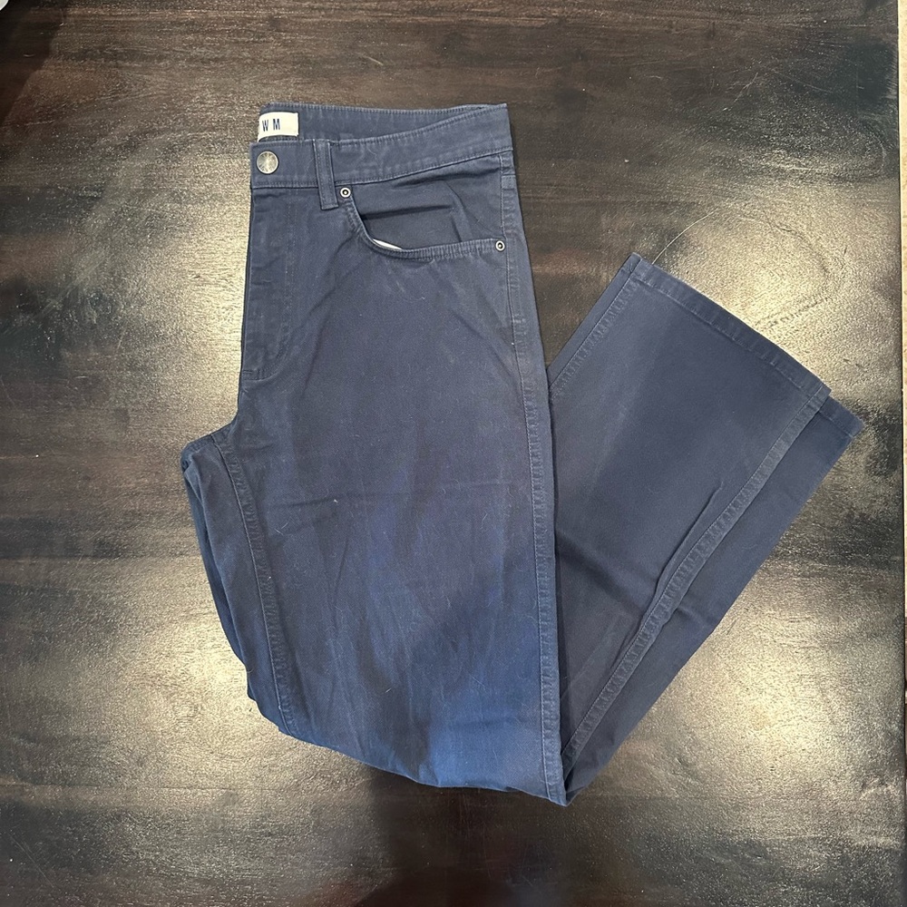 ROWM Men's Navy Chinos - Size 34 x 32